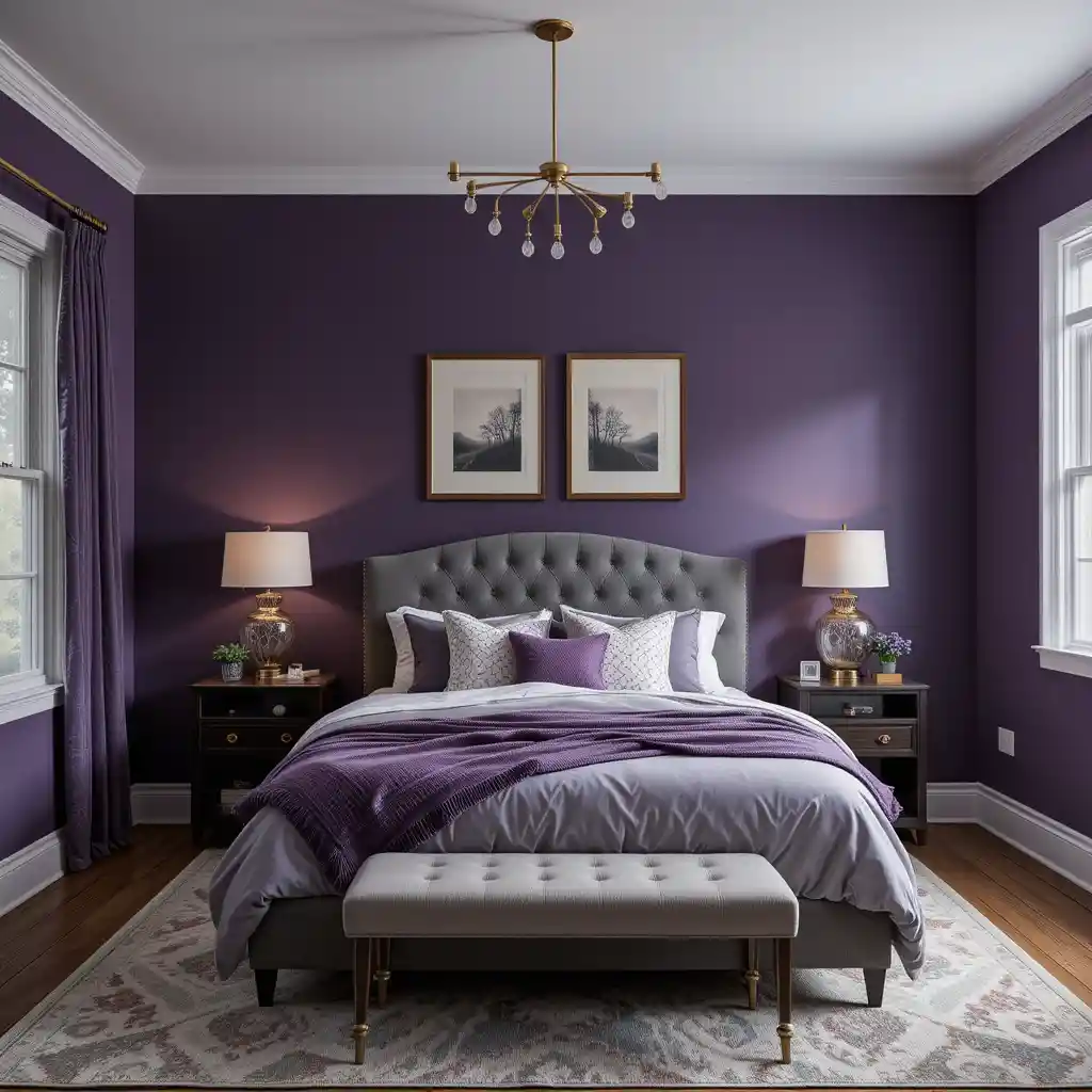 Hollow Purple Bedroom Ideas