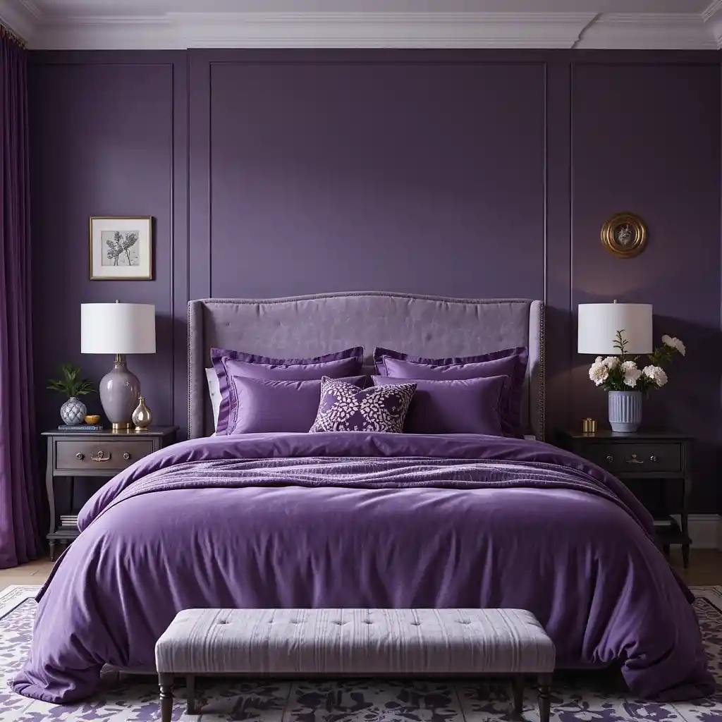 Hollow Purple Bedroom Ideas