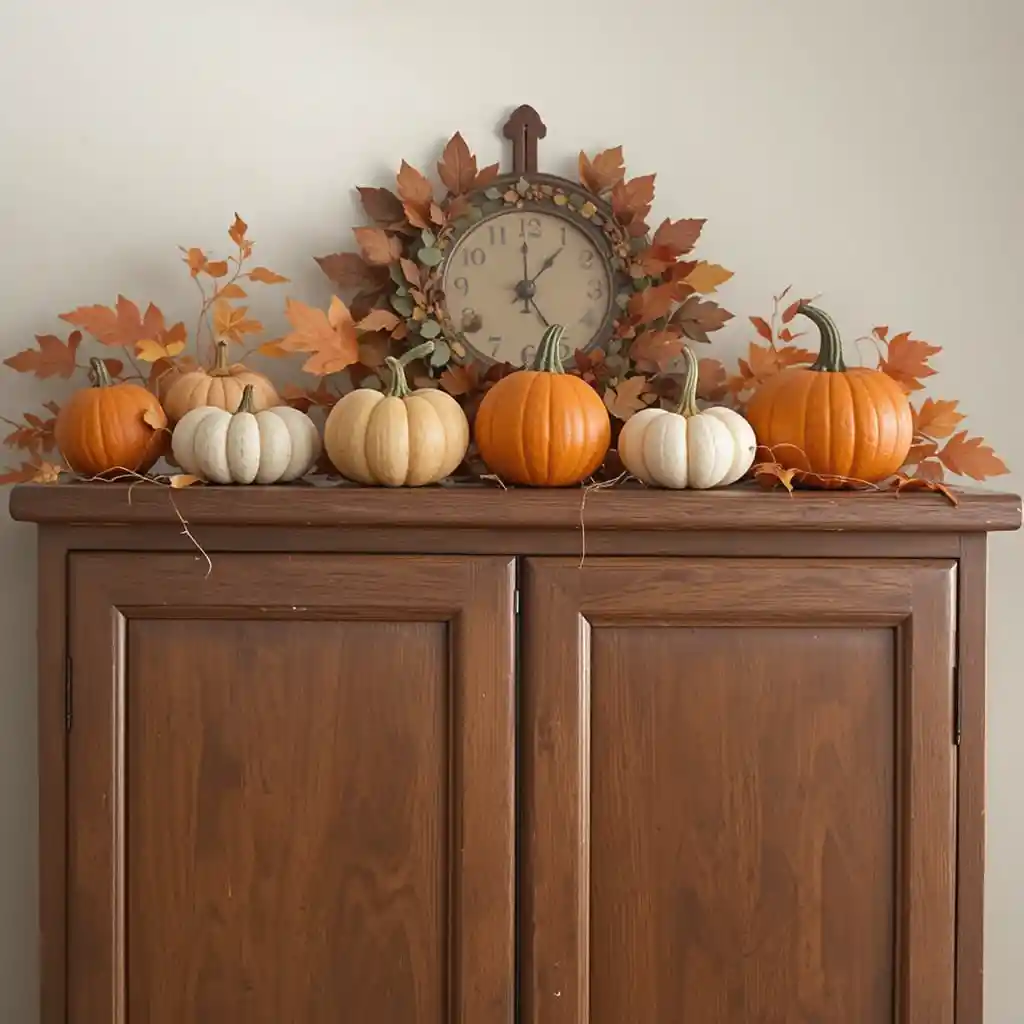  Thanksgiving Kitchen Cabinet Decor Ideas 