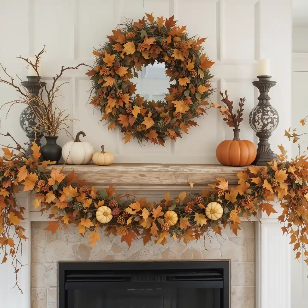  Thanksgiving Mantel Decoration Ideas