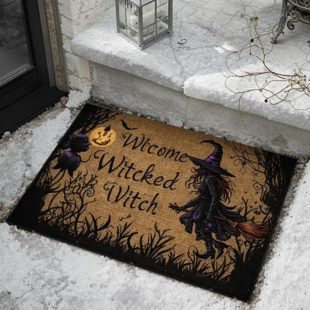 Halloween Door Mat Ideas 