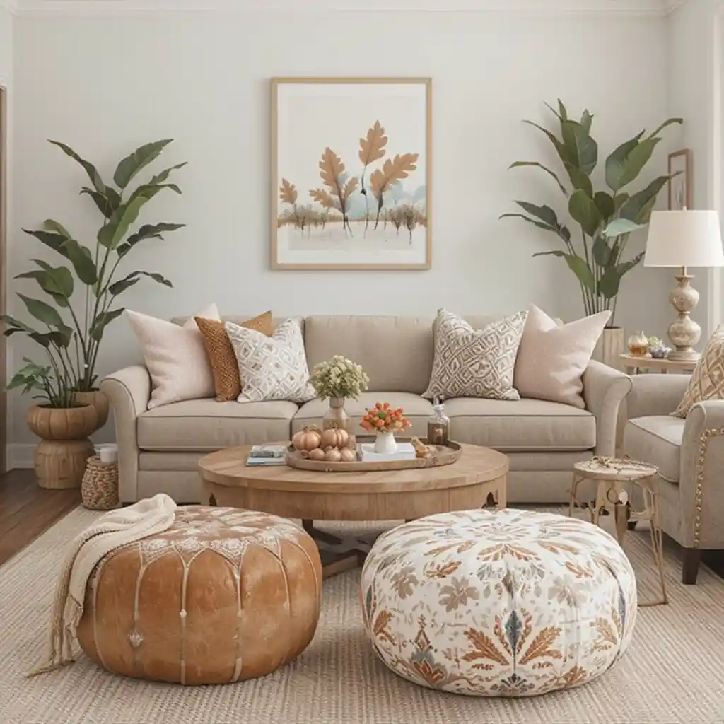 Boho Thanksgiving Living Room Décor Ideas