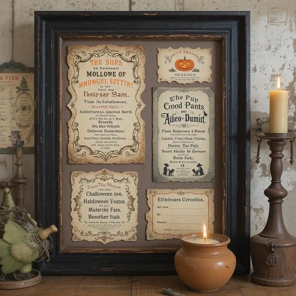  Vintage Halloween Decor Ideas 