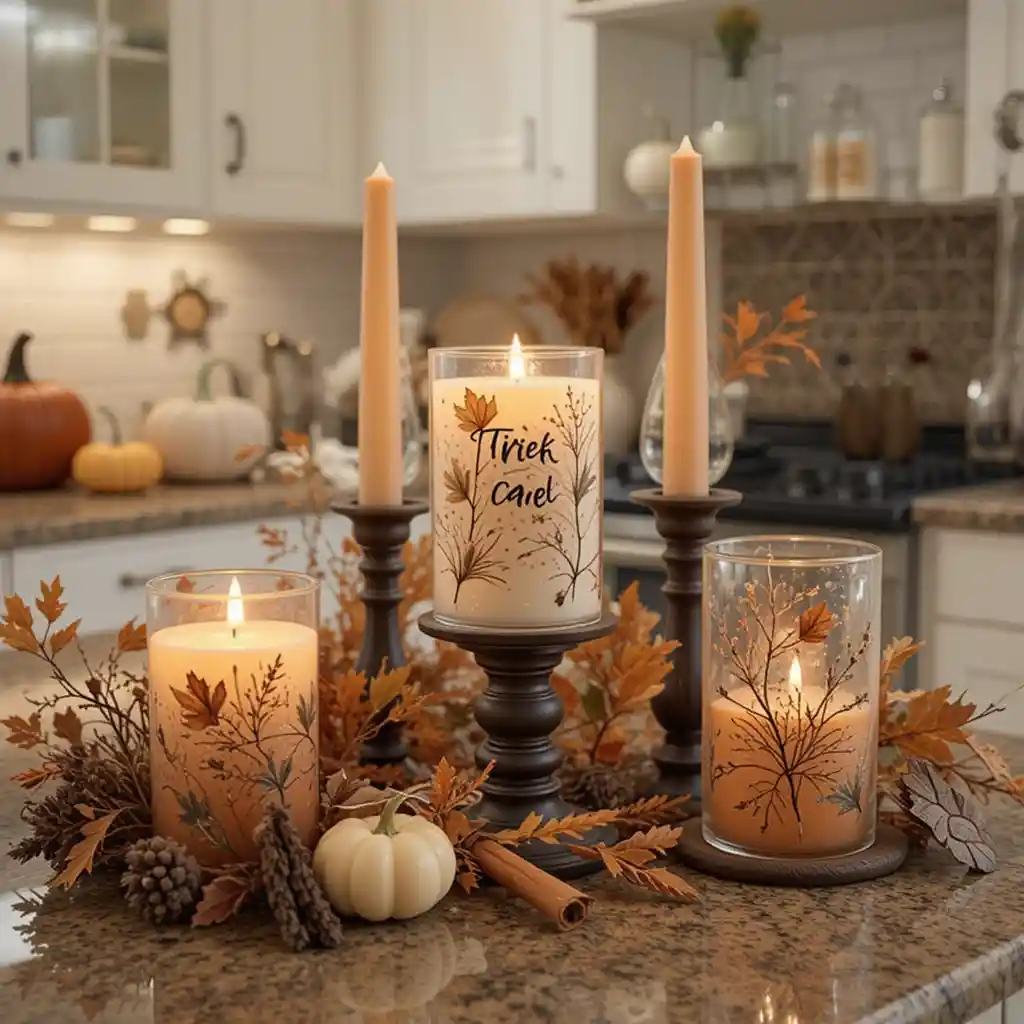 Thanksgiving Kitchen Counter Decoration Ideas 