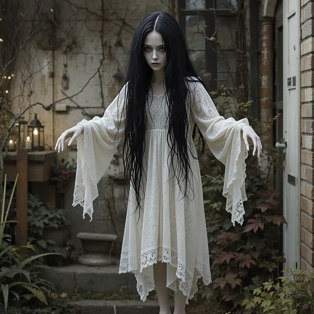  Floating Girl Halloween Decoration Ideas