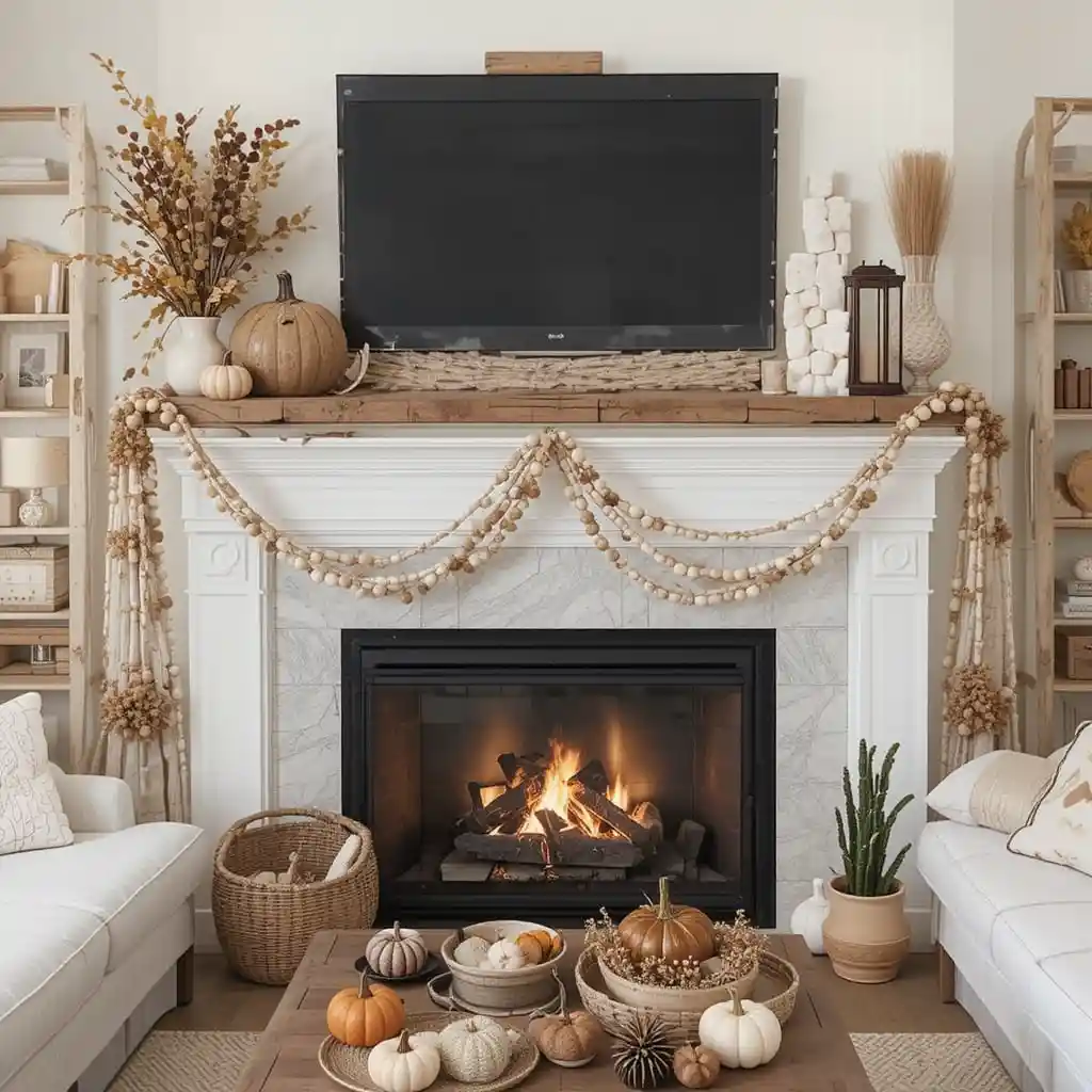 Boho Thanksgiving Living Room Décor Ideas
