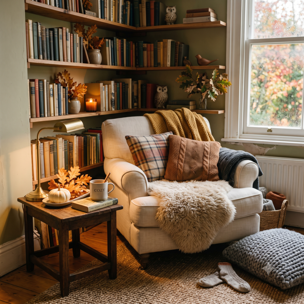 Fall Reading Nook - Corner