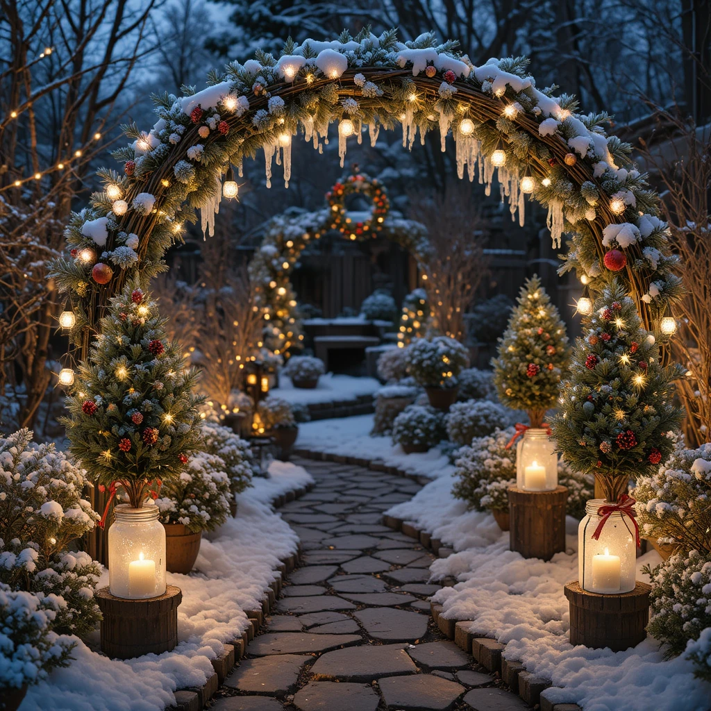 Winter Garden Decoration Ideas