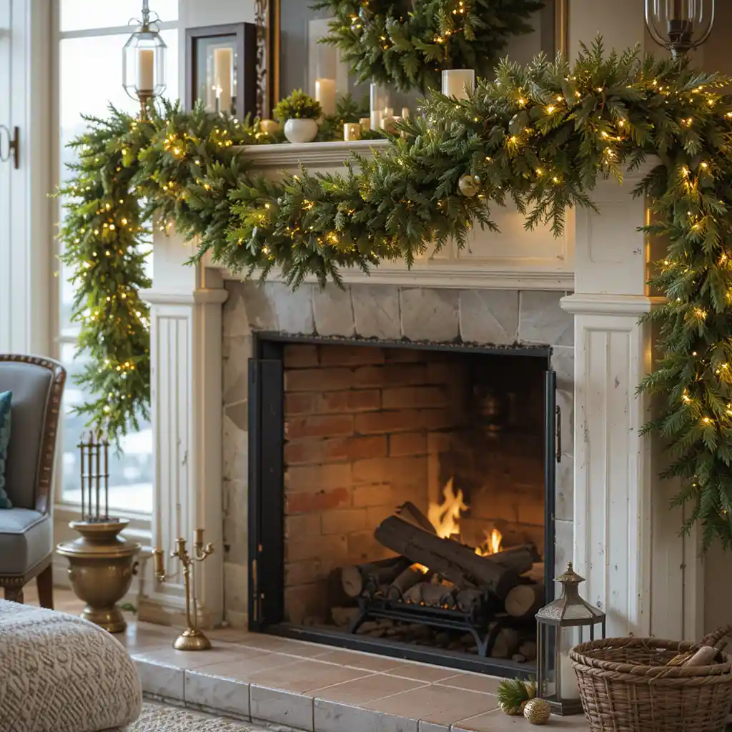 Christmas Chimney Decoration Ideas