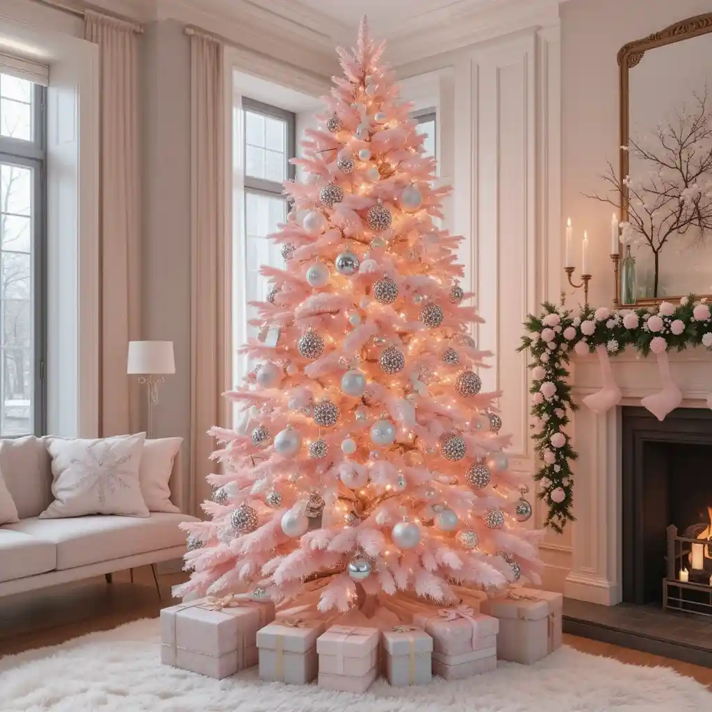 Pink Christmas Decor Ideas