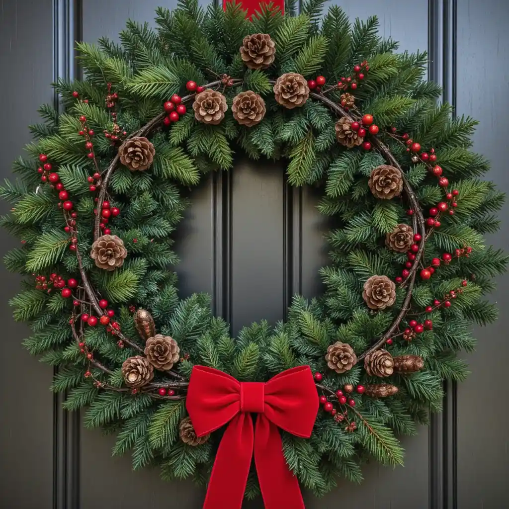  Front Door Christmas Decoration Ideas