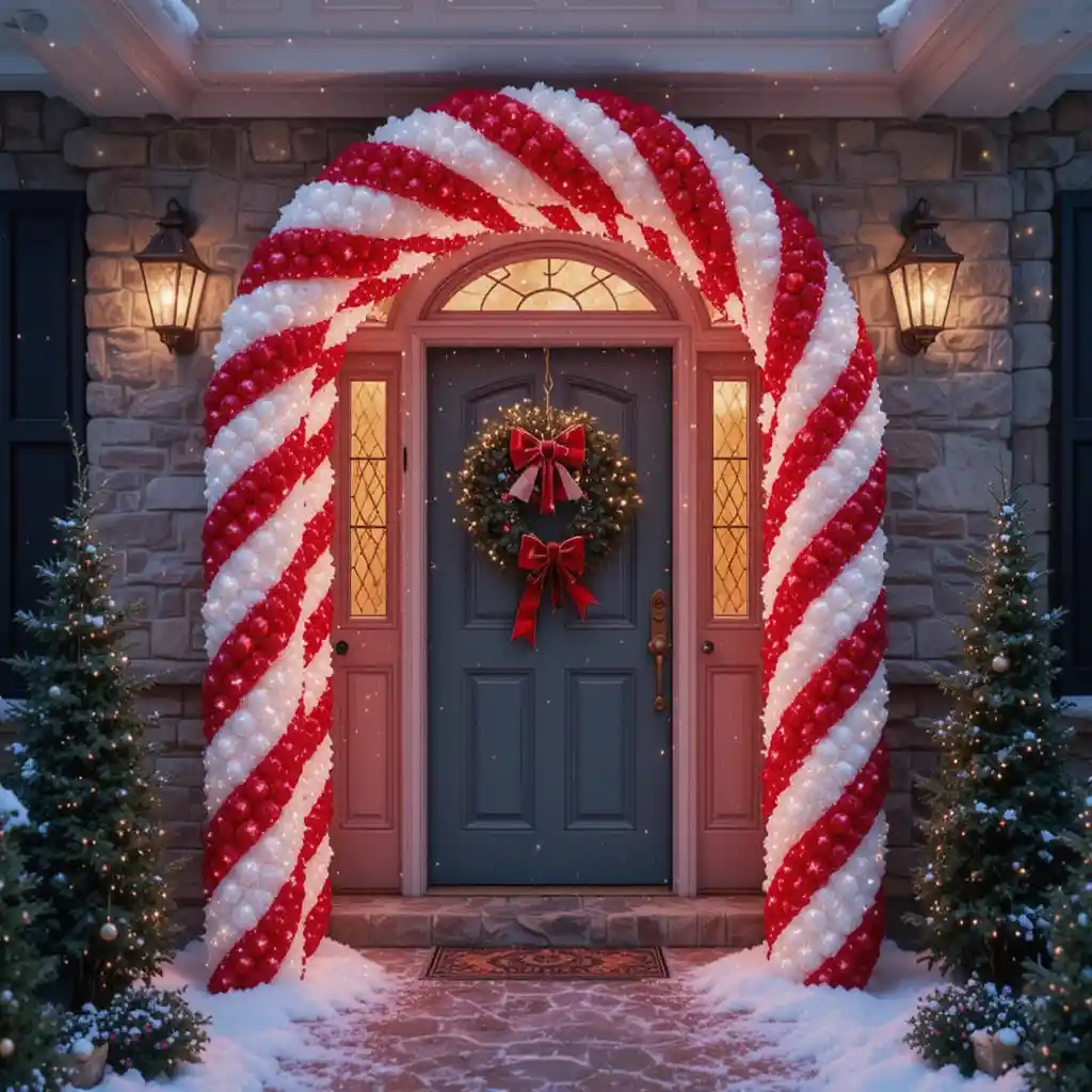  Front Door Christmas Decoration Ideas
