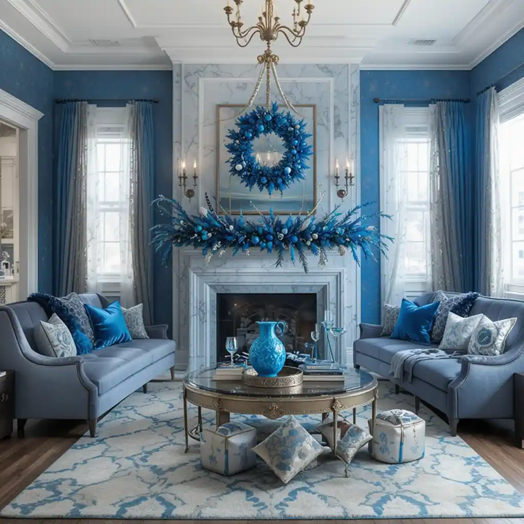 Blue Christmas Decor Ideas