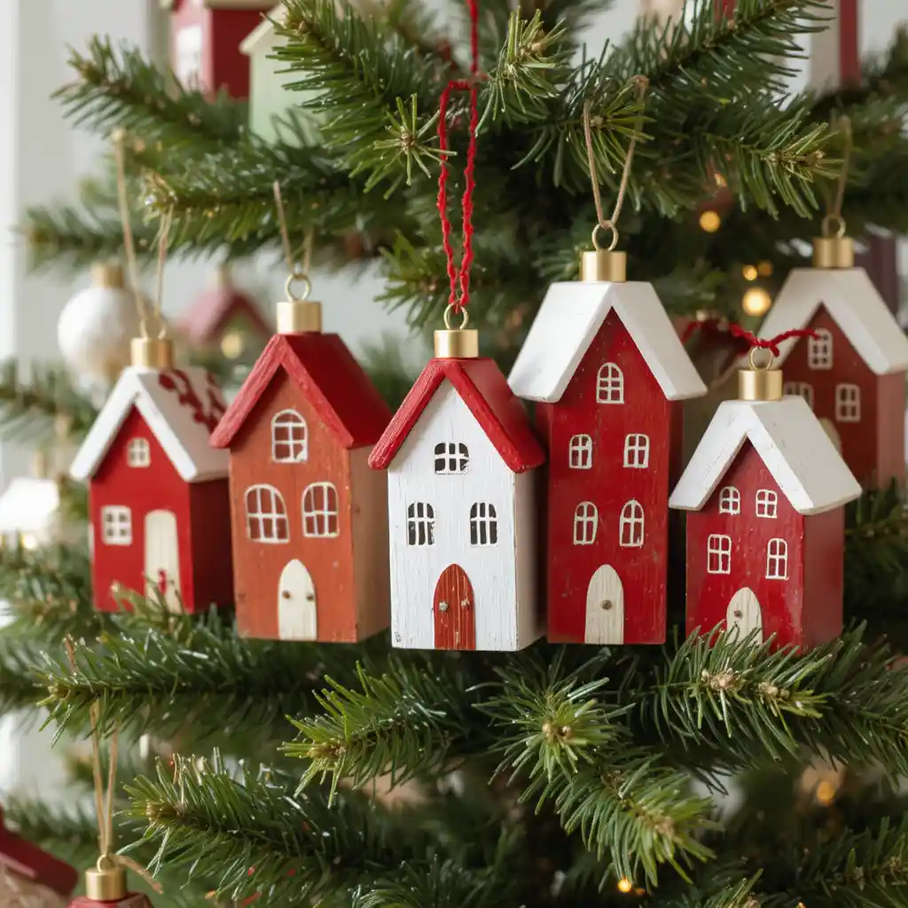 Wood Christmas Ornaments