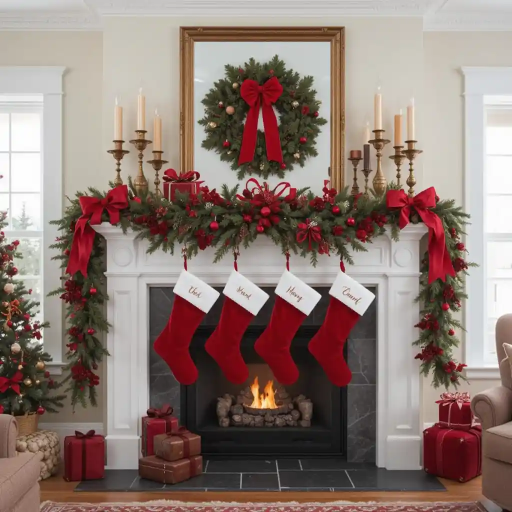 Christmas Mantel Decor Ideas