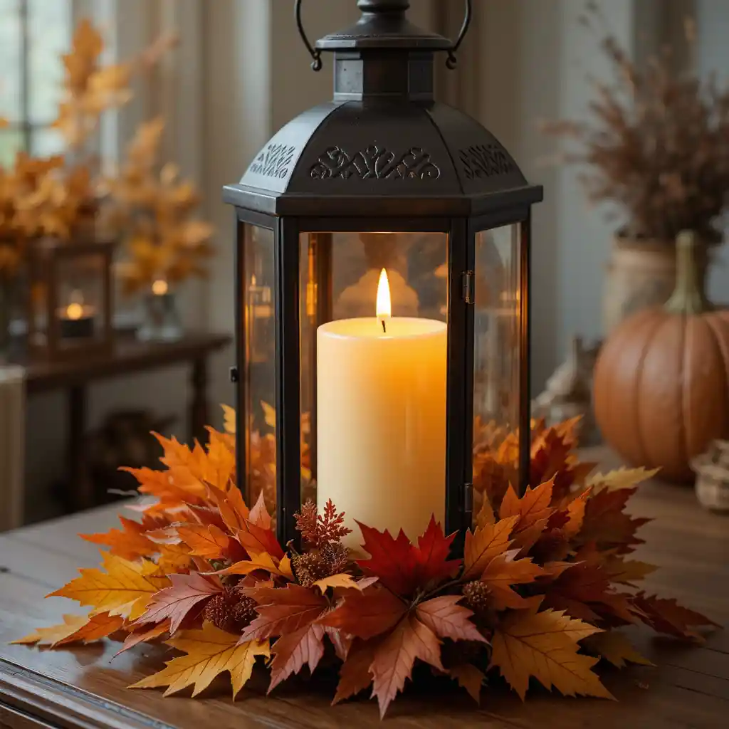  Fall Lantern Decoration