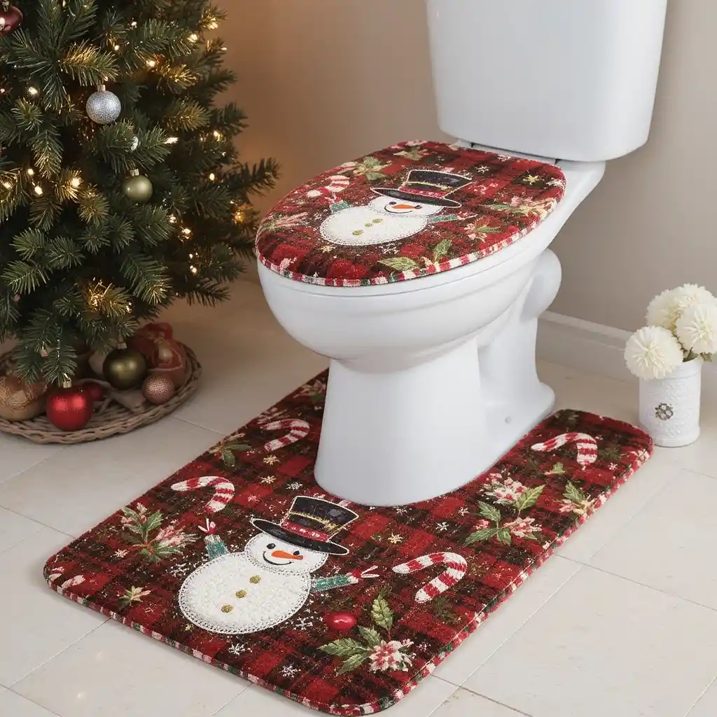 Christmas Toilet Decoration Ideas