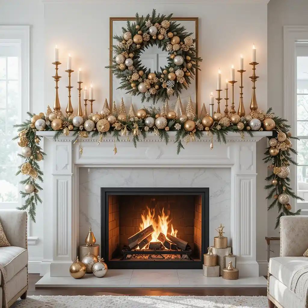 Christmas Mantel Decor Ideas