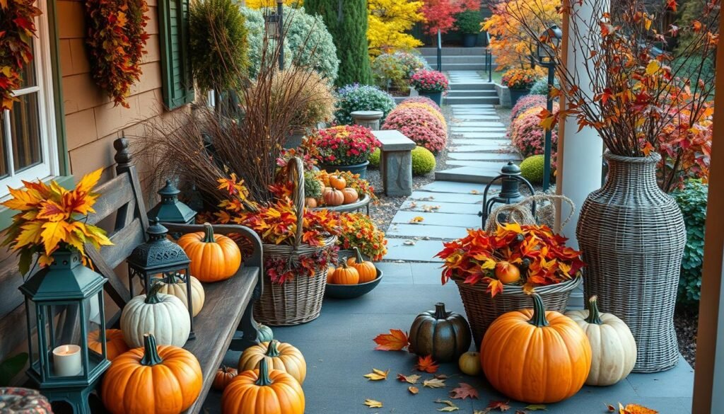 Fall Porche Arrangements