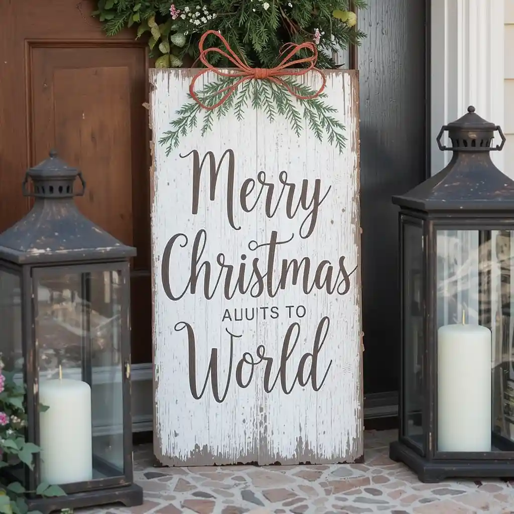  Front Door Christmas Decoration Ideas