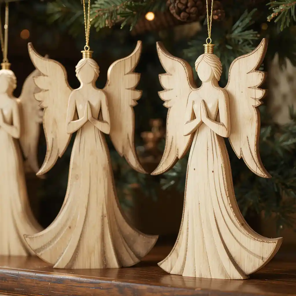 Wood Christmas Ornaments