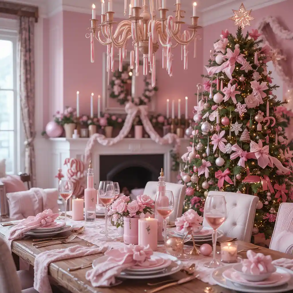 Pink Christmas Decor Ideas