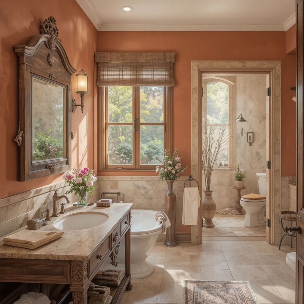 Earth Tone Bathroom Ideas