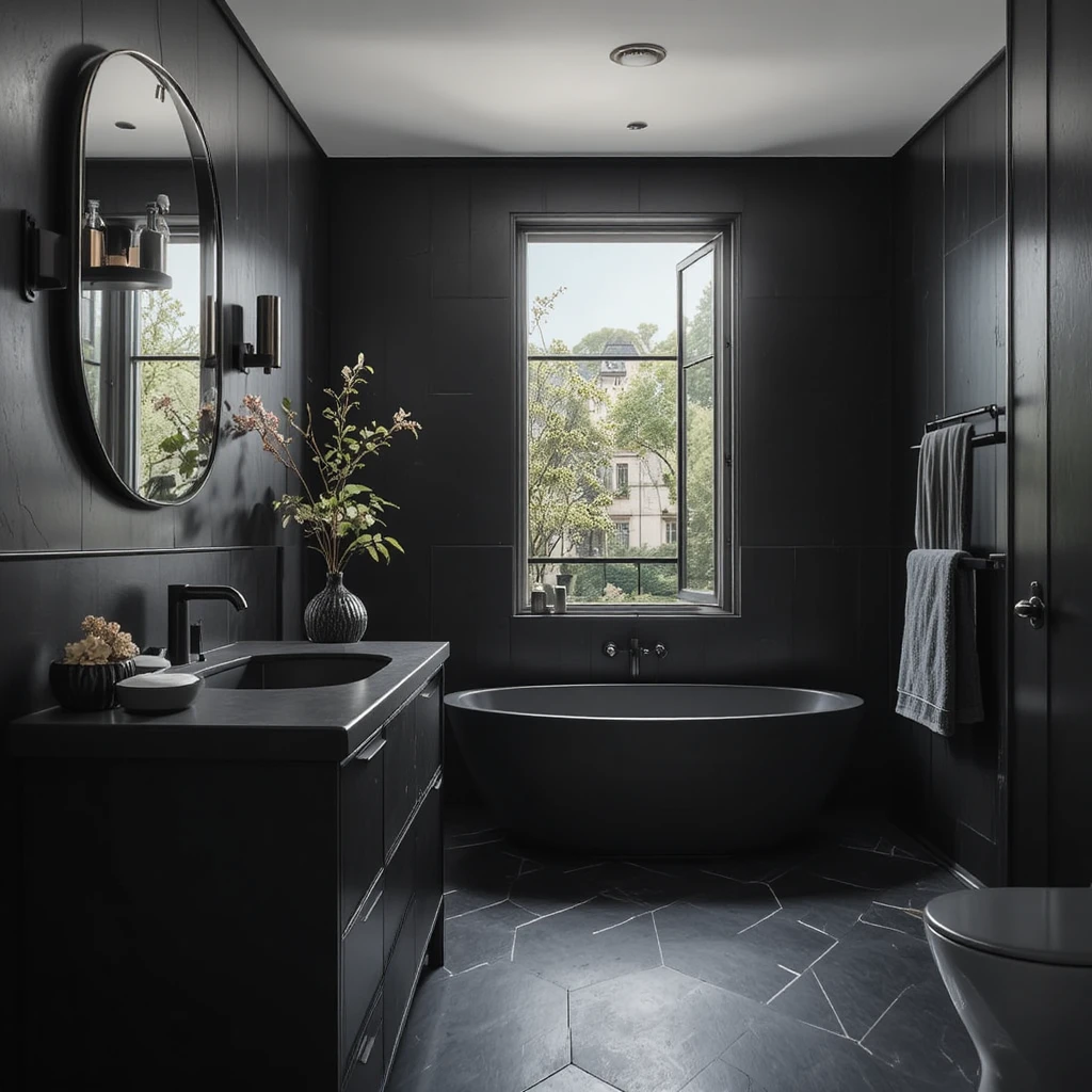 Black Bathroom Ideas
