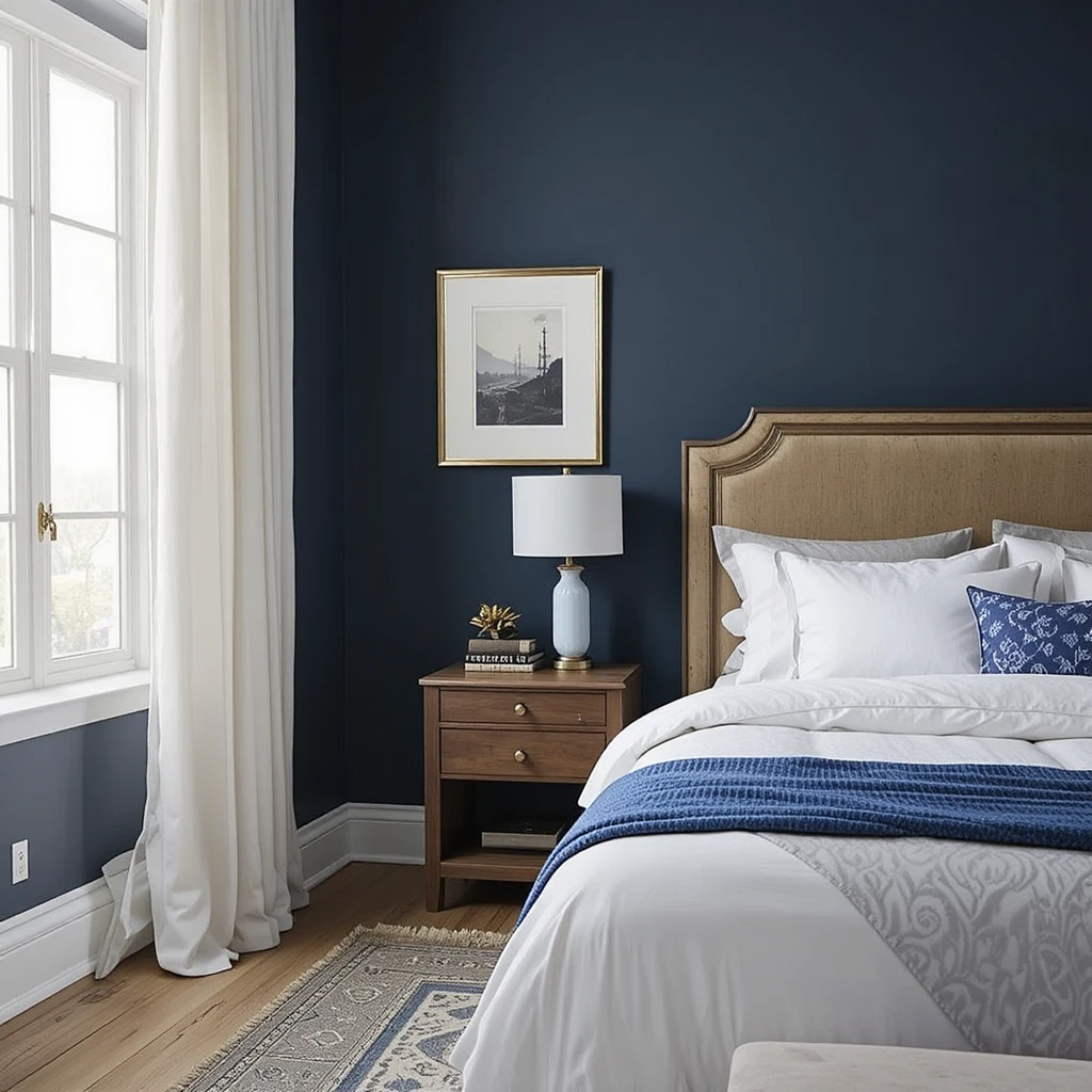 Navy Bedroom Ideas