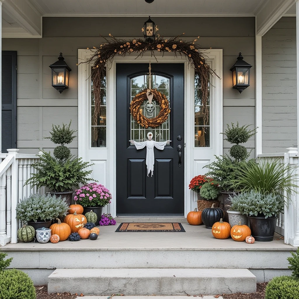 Halloween Front Porch Decor Ideas