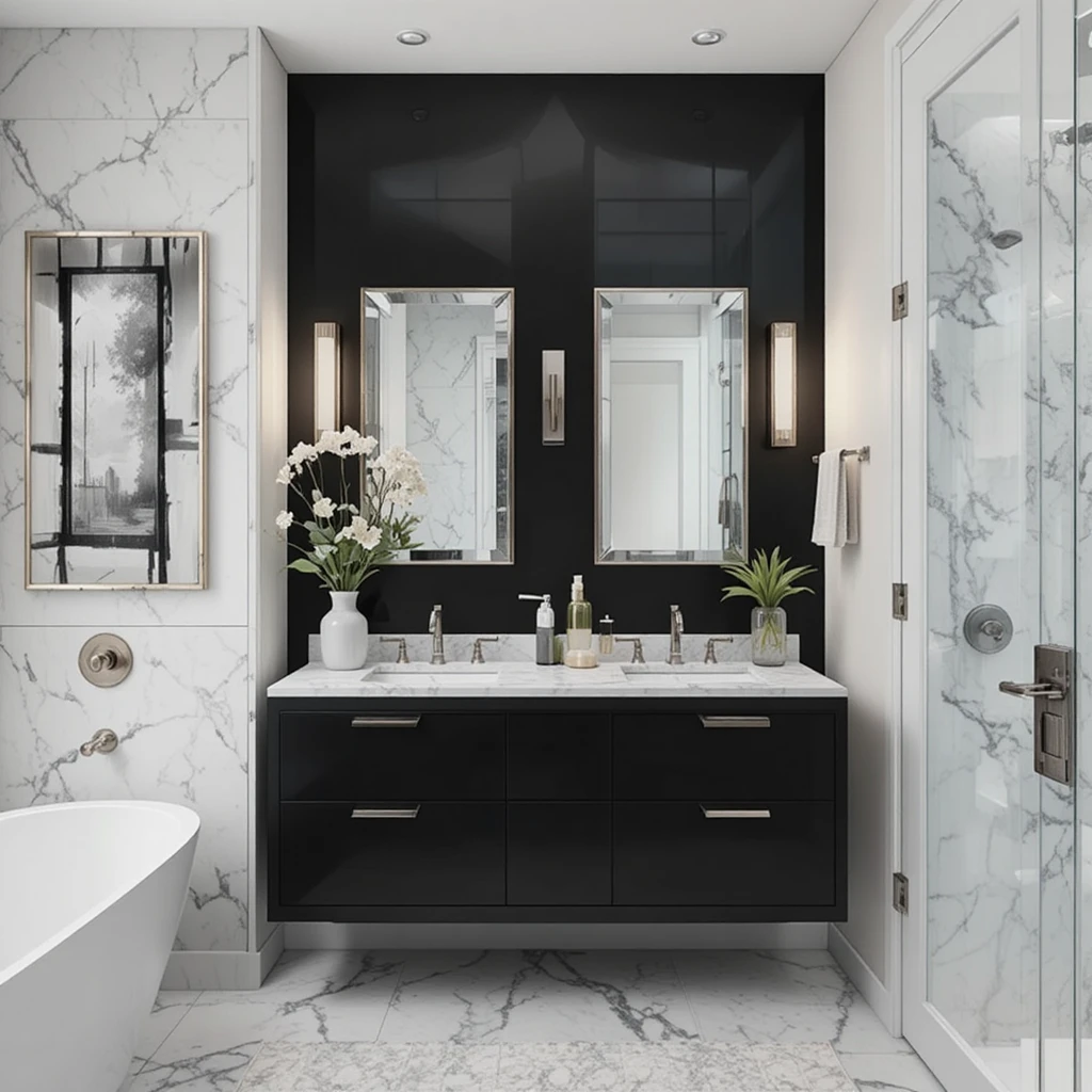 Black Bathroom Ideas