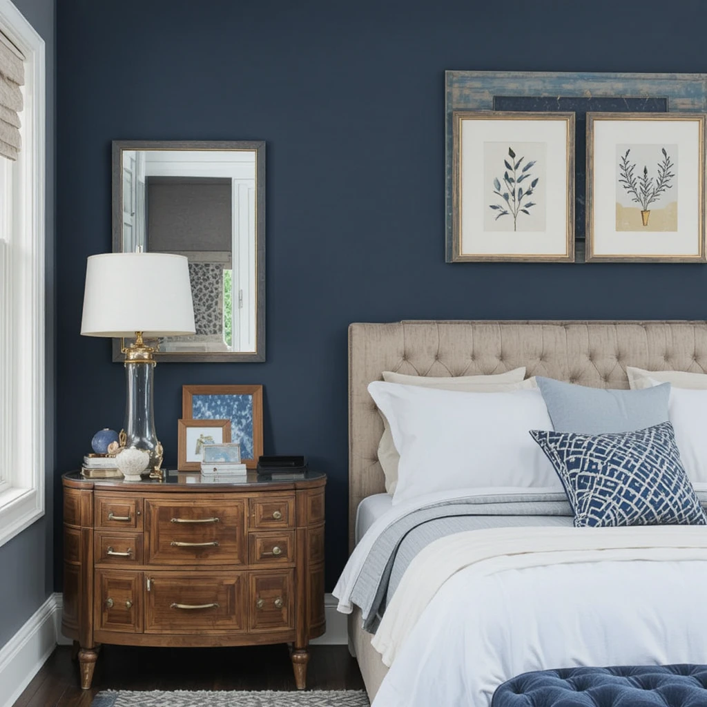 Navy Bedroom Ideas