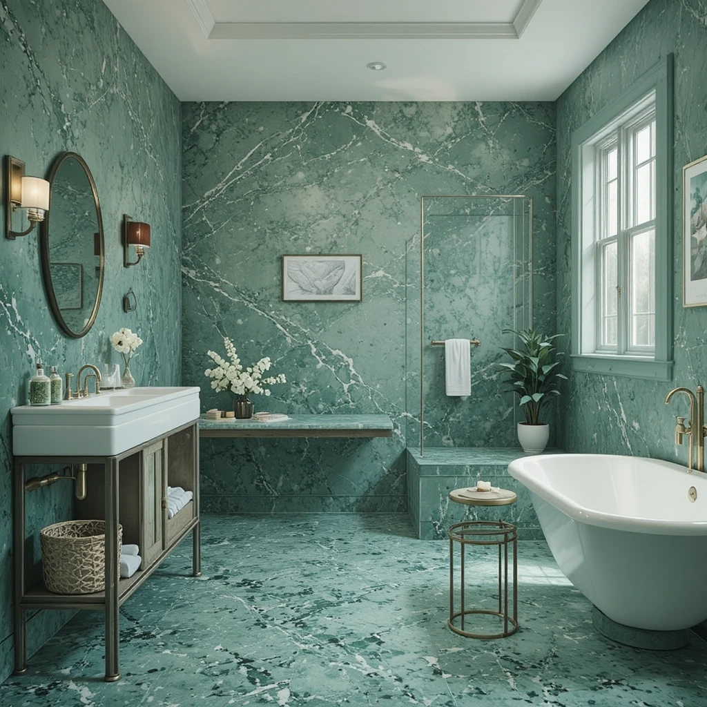 Green Bathroom Ideas