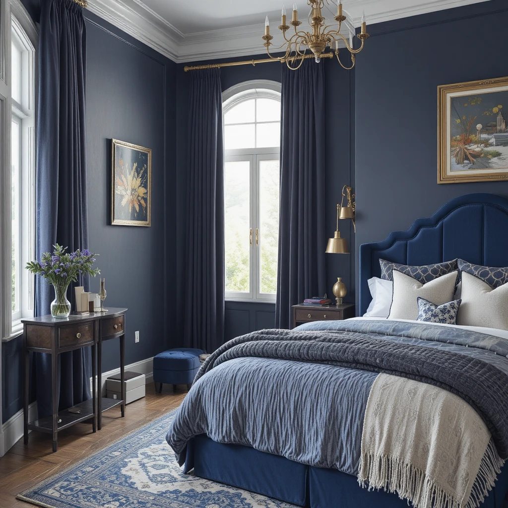 Navy Bedroom Ideas
