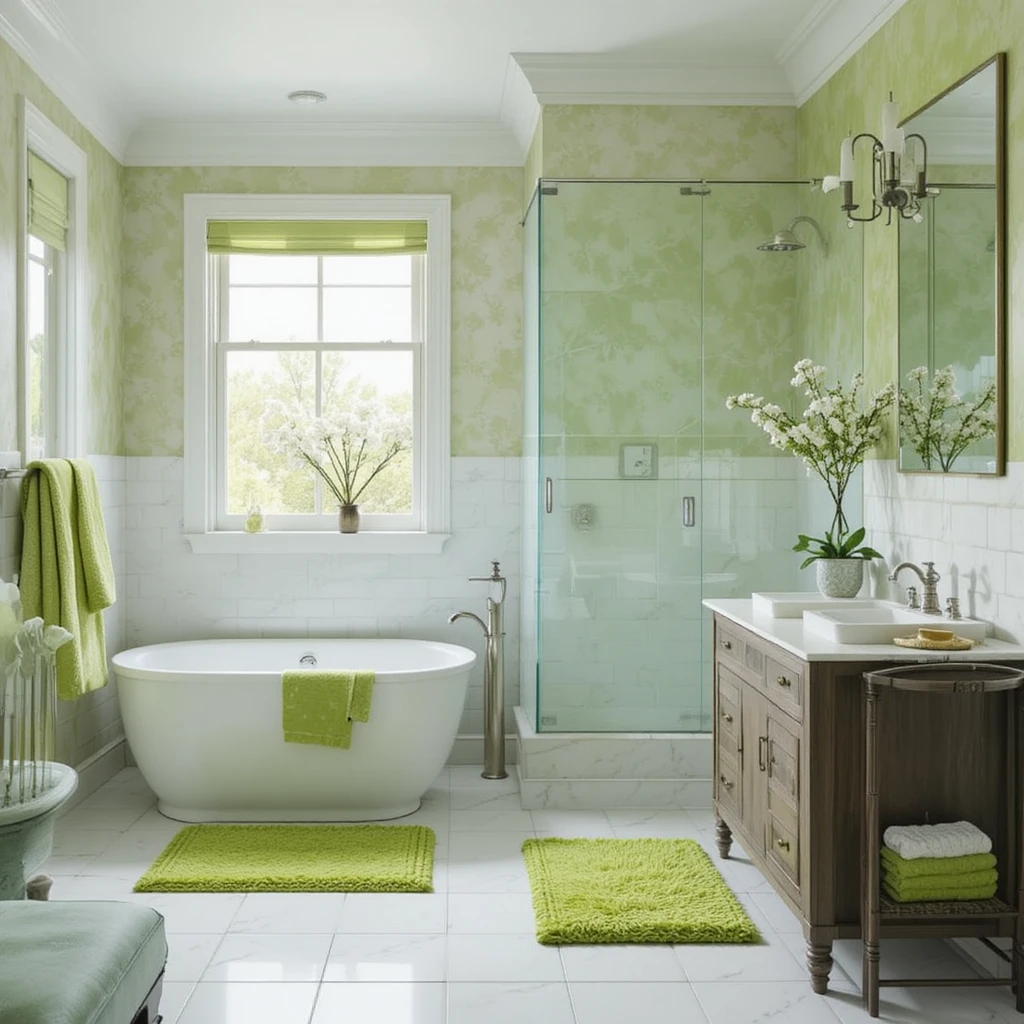 Green Bathroom Ideas
