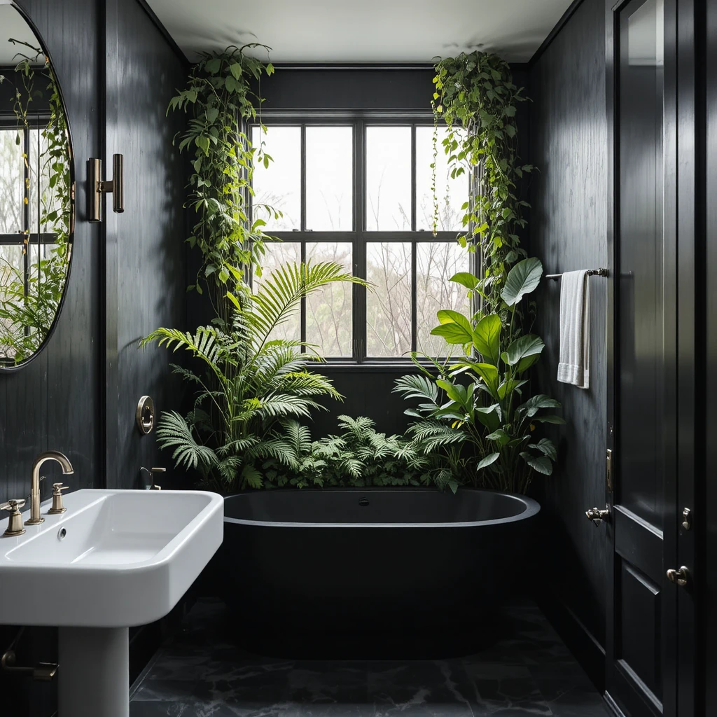 Black Bathroom Ideas