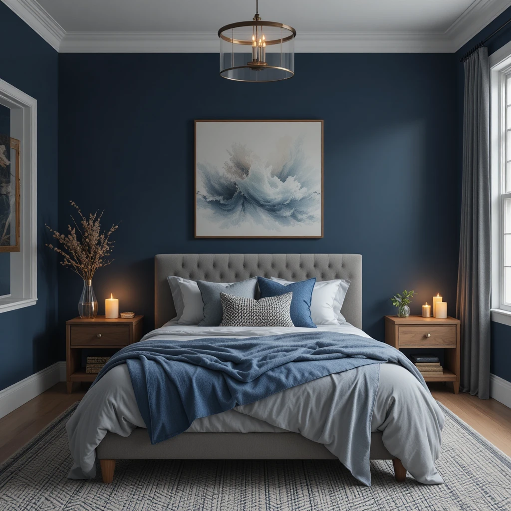 Navy Bedroom Ideas