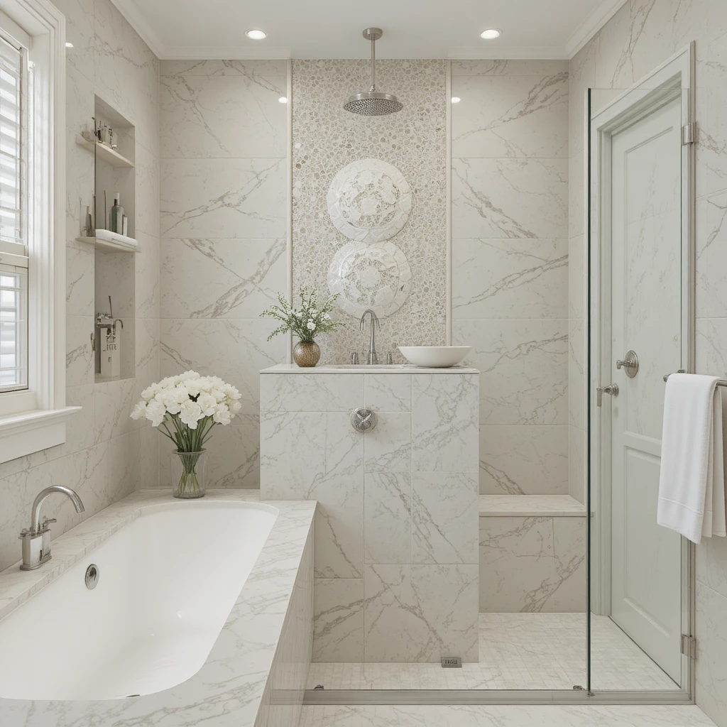 Neutral Large Bathroom Ideas