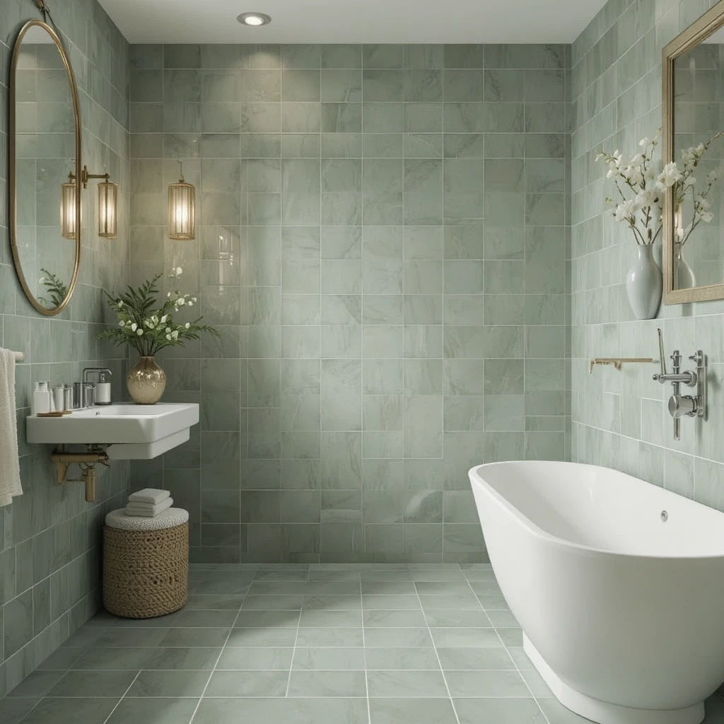 Green Bathroom Ideas