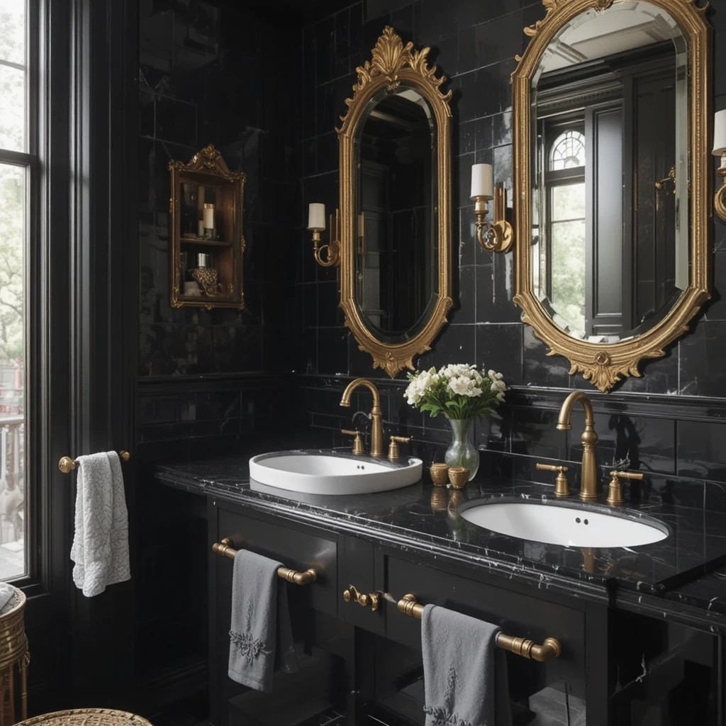 Black Bathroom Ideas