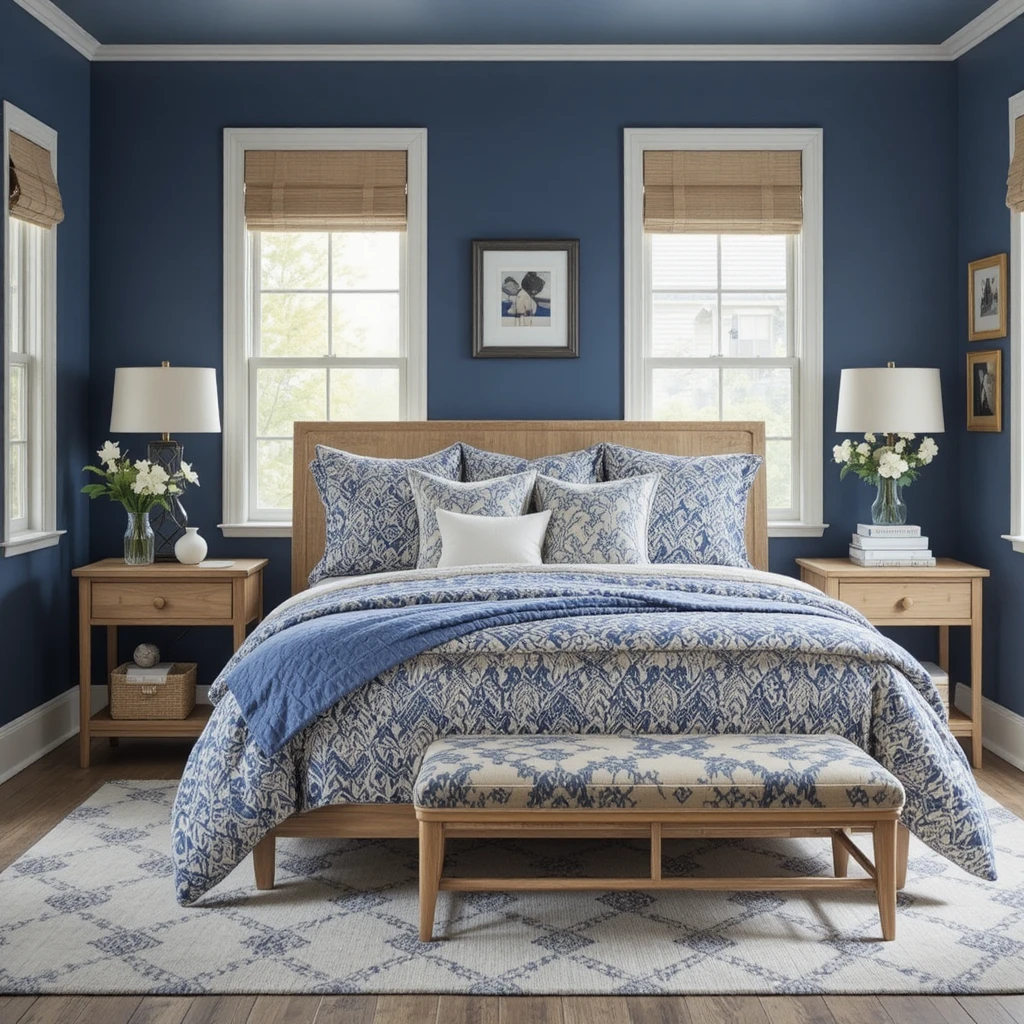 Navy Bedroom Ideas
