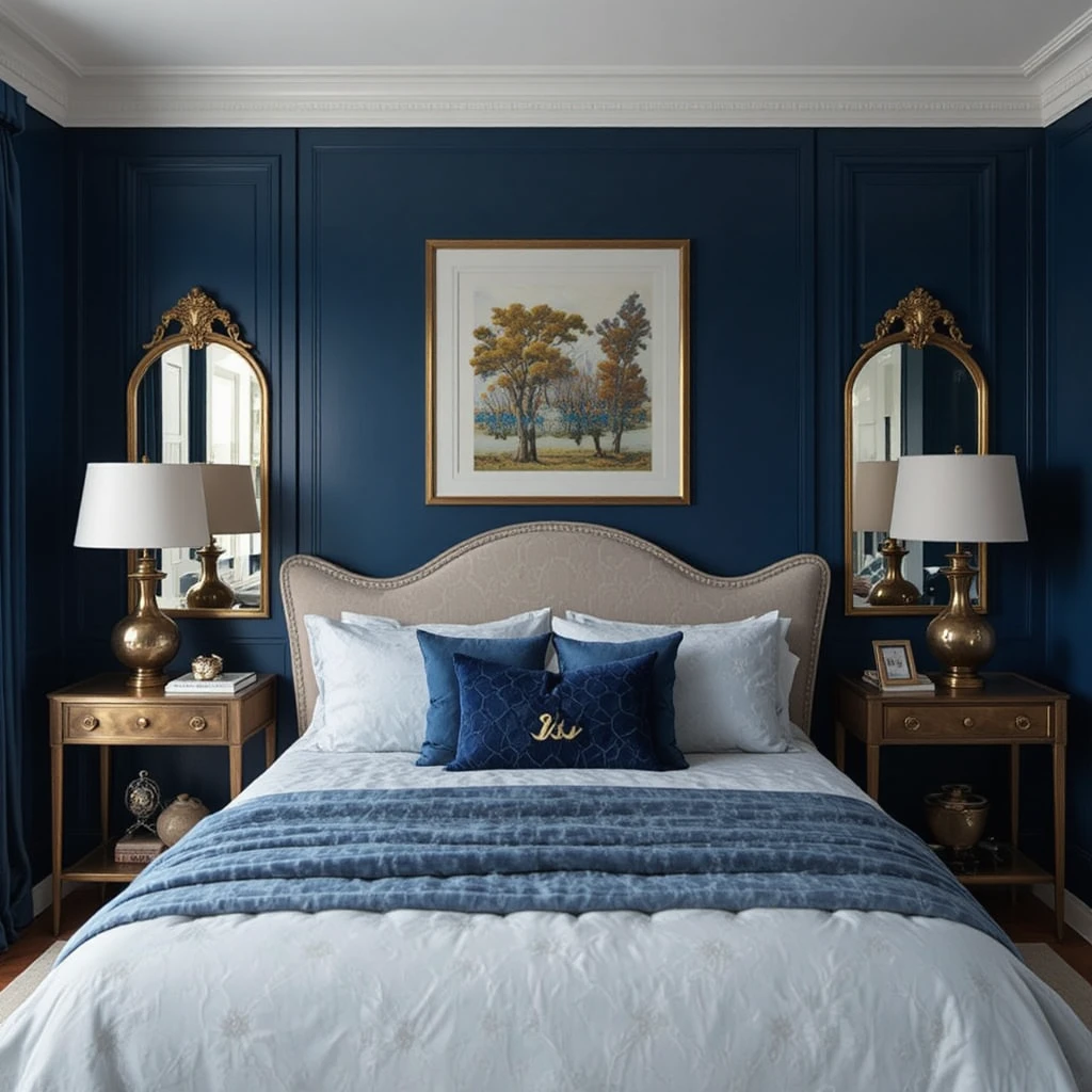 Navy Bedroom Ideas