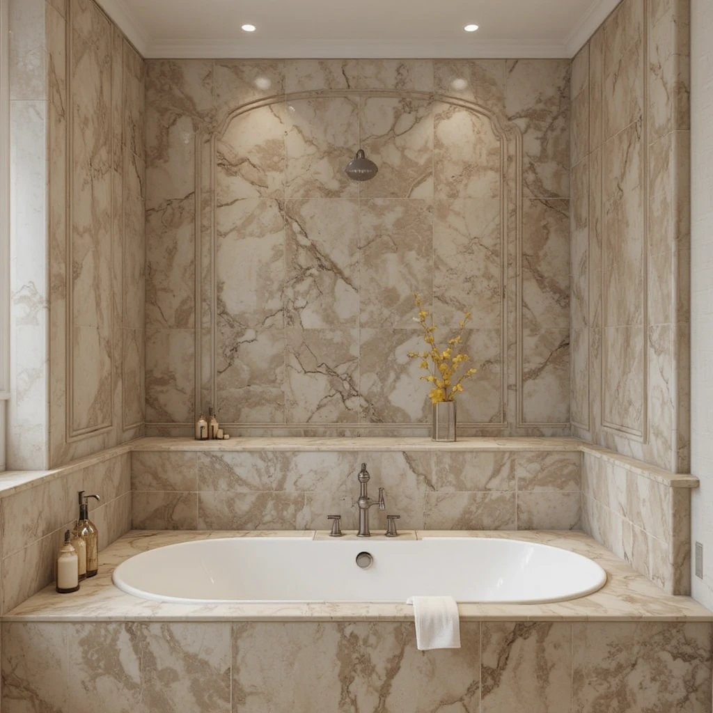 Neutral Large Bathroom Ideas