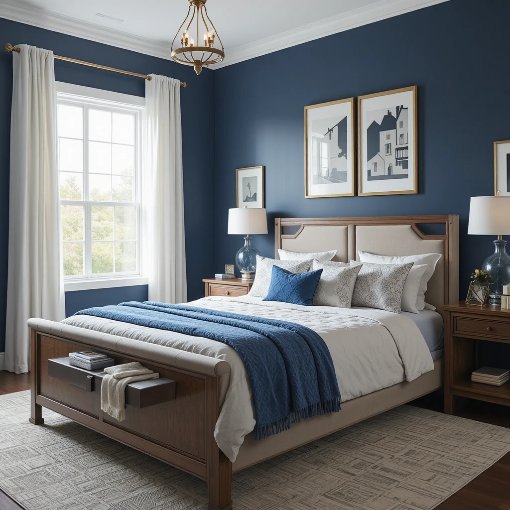 Navy Bedroom Ideas