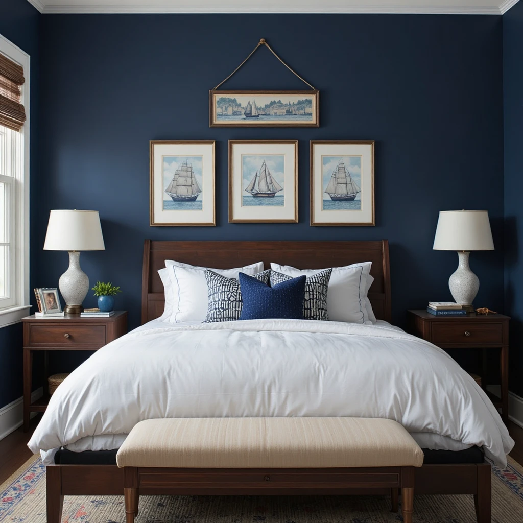 Navy Bedroom Ideas