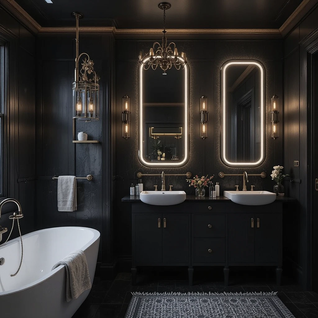 Black Bathroom Ideas