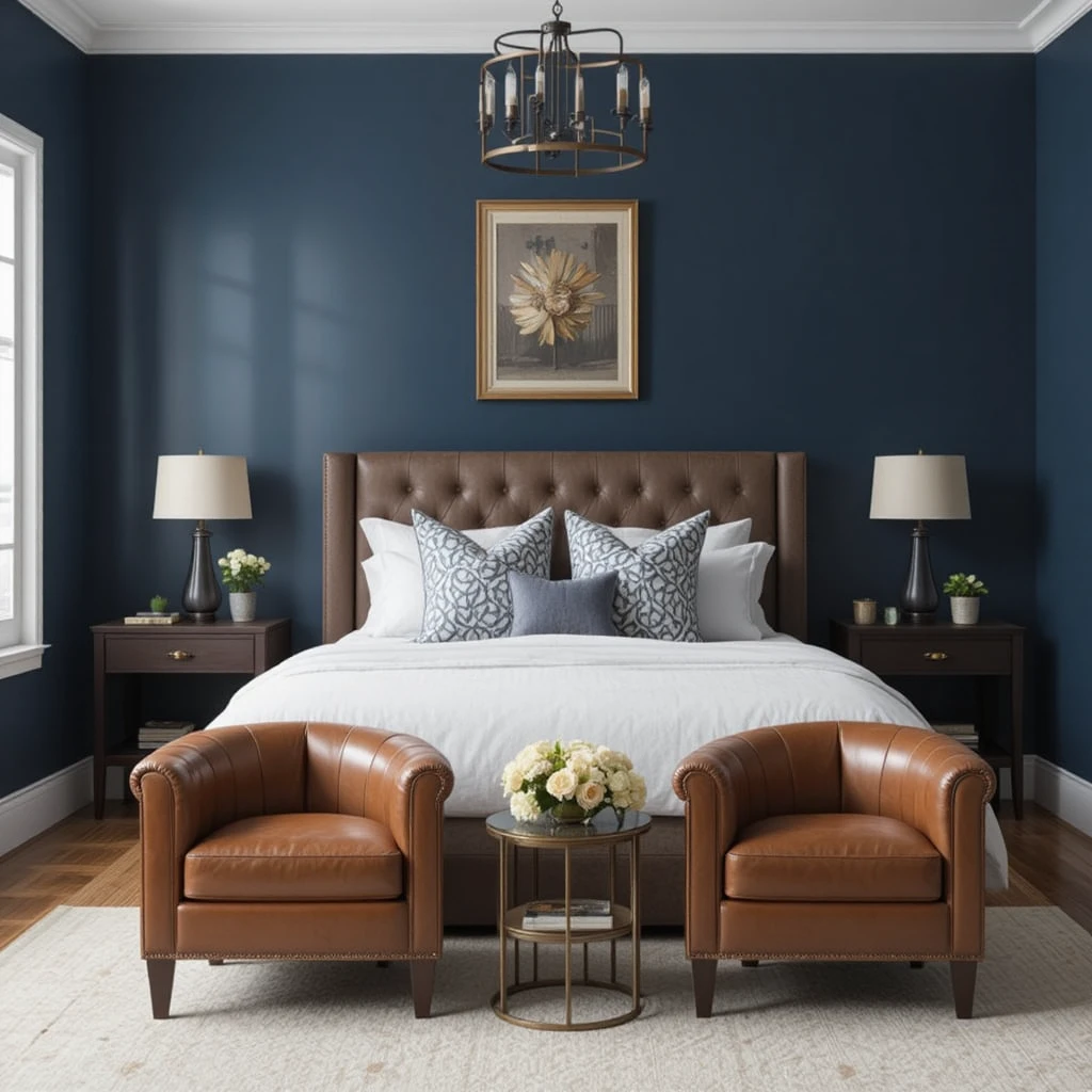 Navy Bedroom Ideas