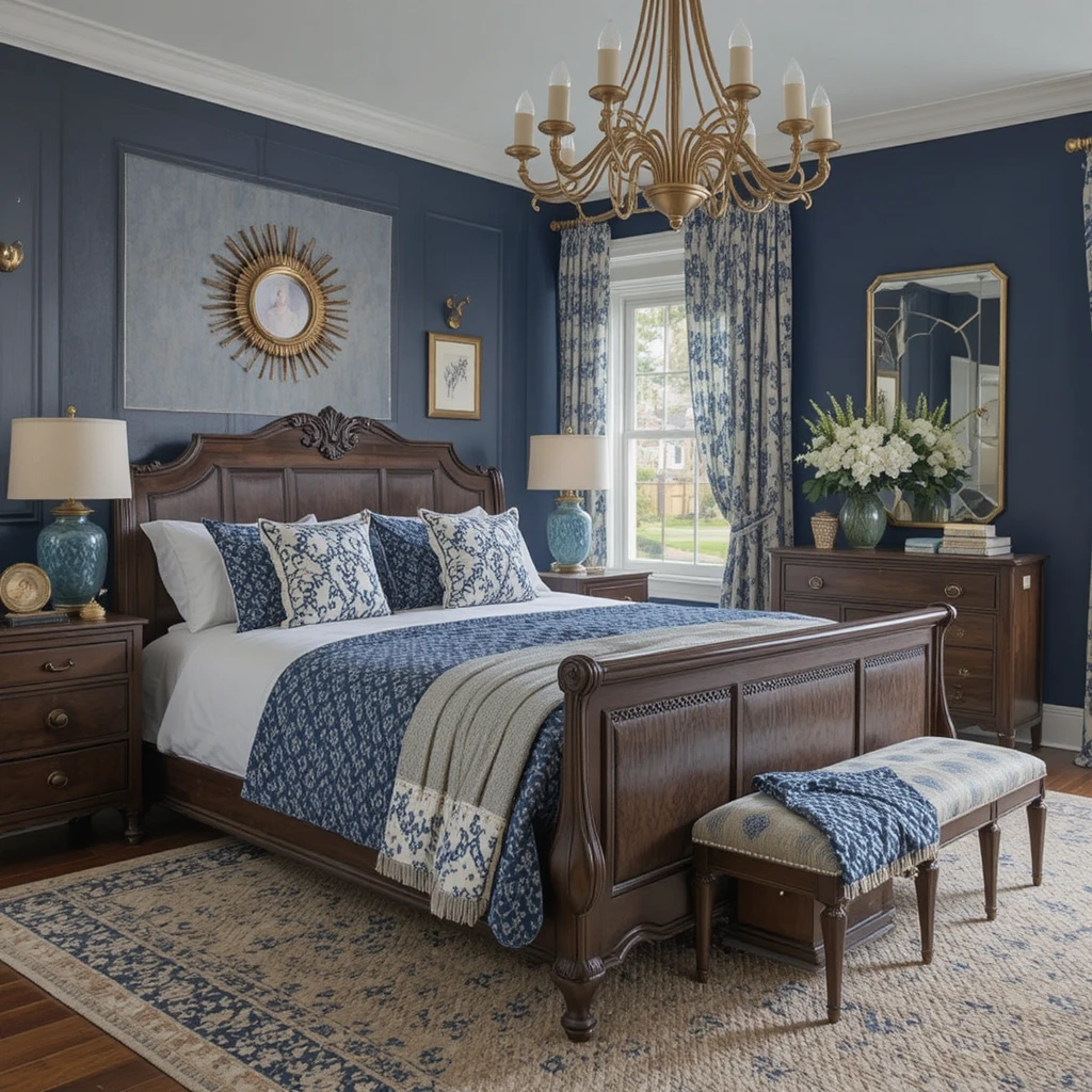 Navy Bedroom Ideas