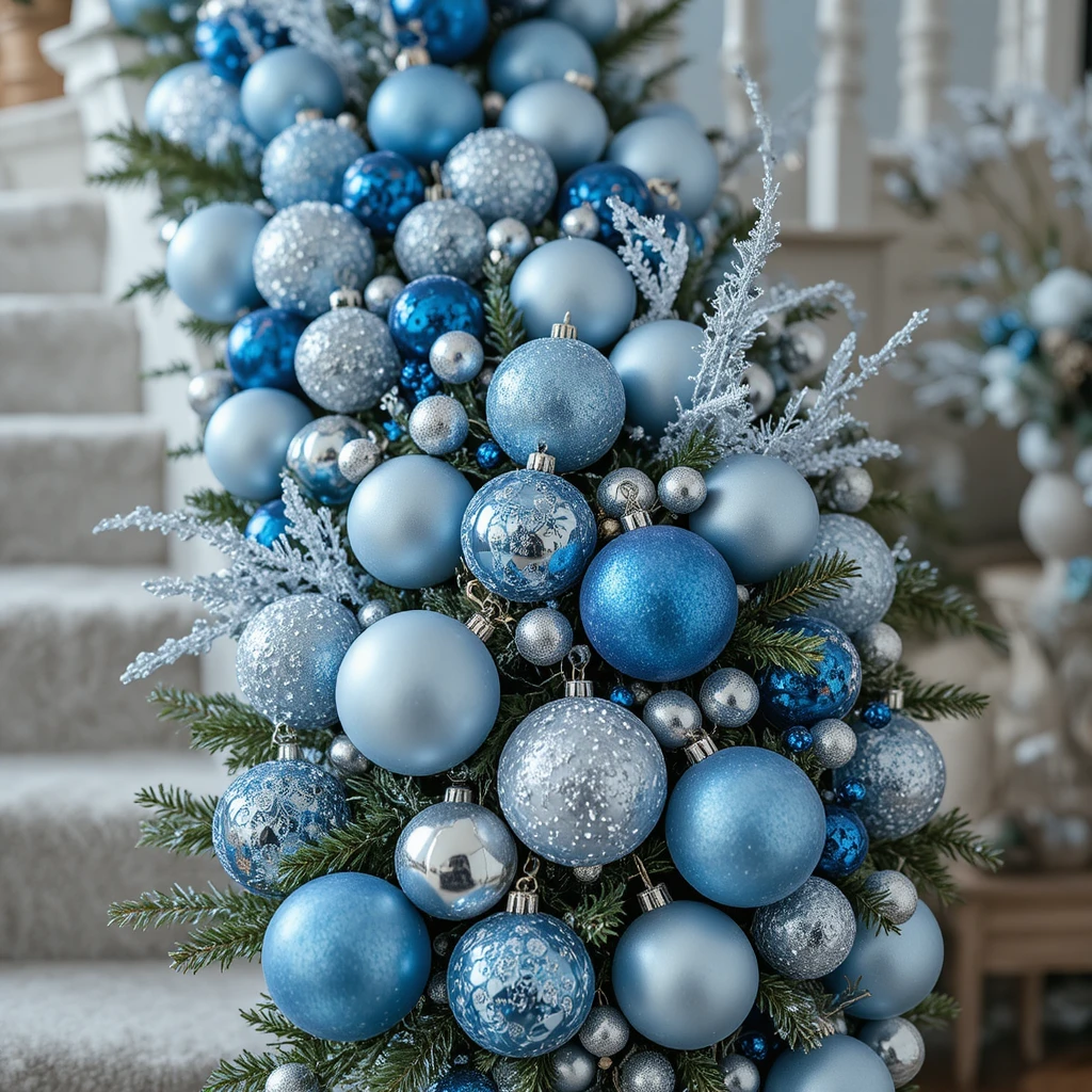 Blue Christmas Decor