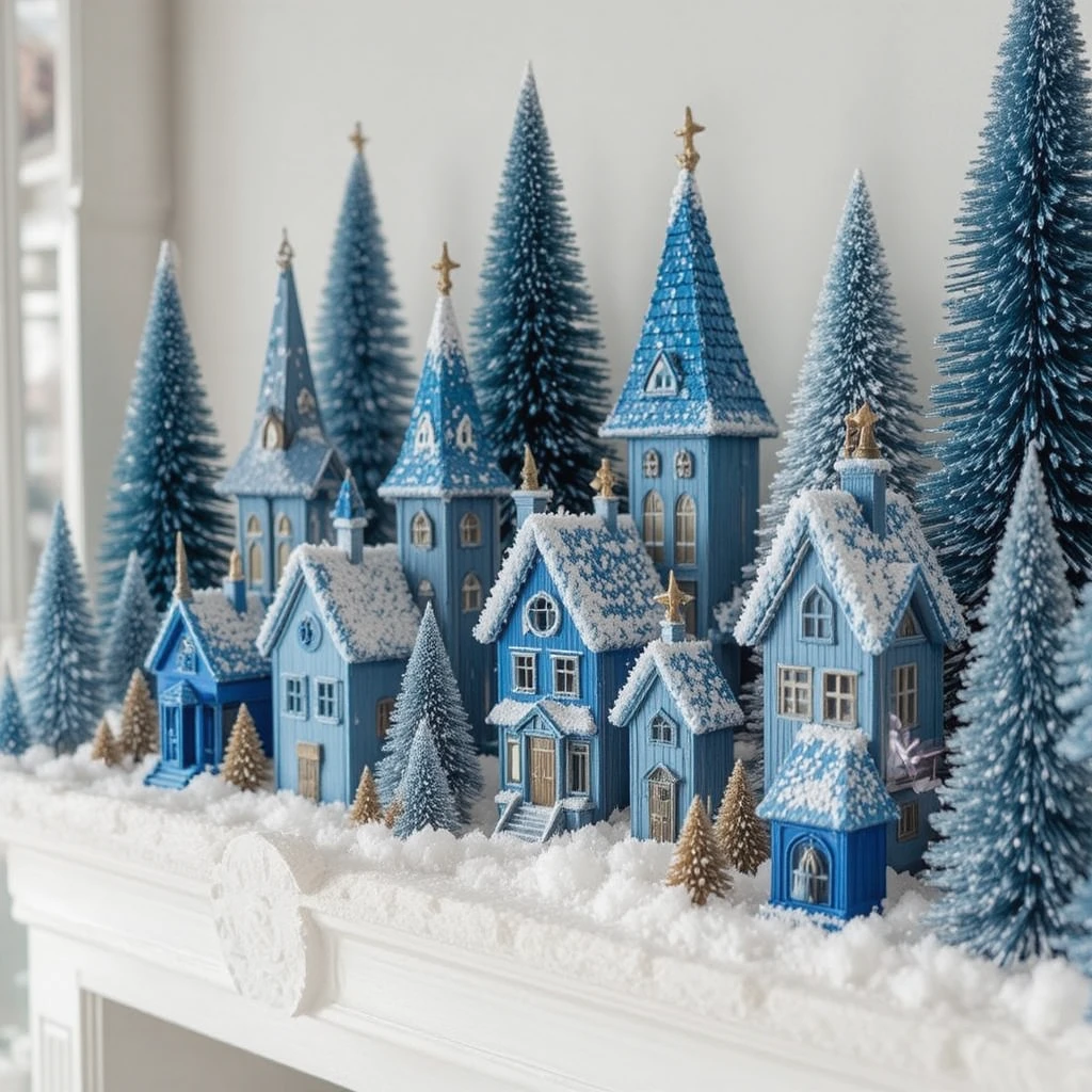 Blue Christmas Decor